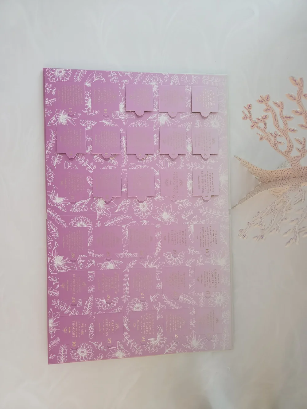 Tree of Manifesting Dreams Box — Pink and Gold